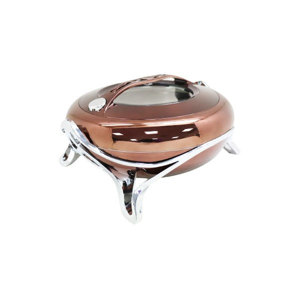 5Ltr Chocolate+Silver Hot Pot 685CH/S