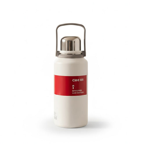 Cilie Large Capacity Thermal Flask with Carry Handle | Vacuum Insulated Beverage Bottle