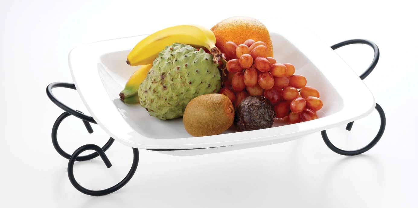 Square Bowl + Stand Symphony ES3852