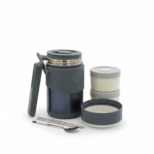 Thermo Box Insulated Lunch Set with Stackable Containers
