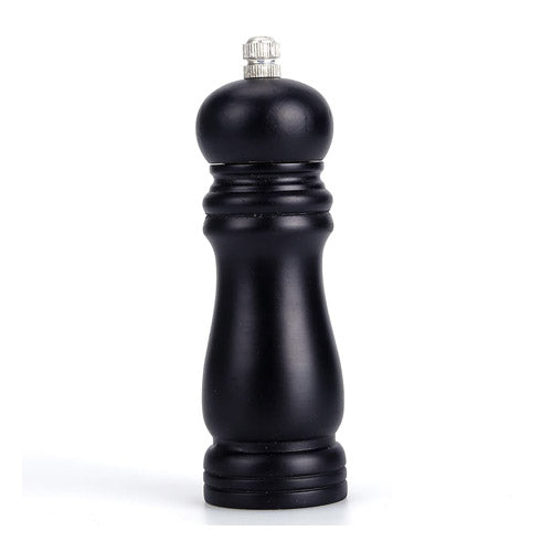Classic Wooden Pepper Mills / Salt Grinders (Black & Natural Wood)