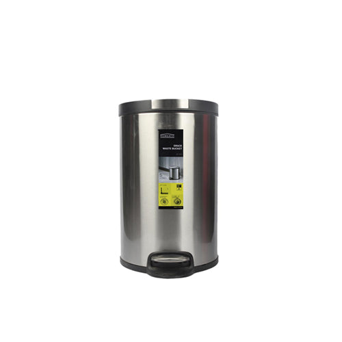 Homeatic Stainless Steel Soft-Close Pedal Dustbin - Multiple Capacity Options