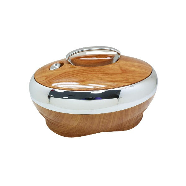 5Ltr Light Wood+Silver Hot Pot 175LW/S