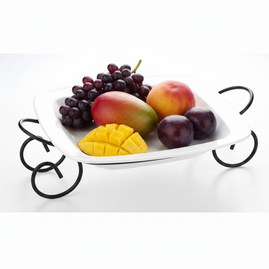 Square Bowl + Stand Symphony ES3852