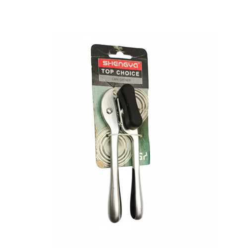 SHENGYA Top Choice Heavy-Duty Manual Can Opener with Ergonomic Grip