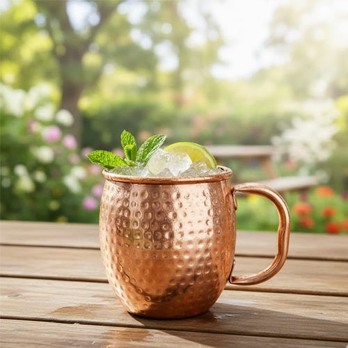 Hammered Copper Mug for Ultimate Chill