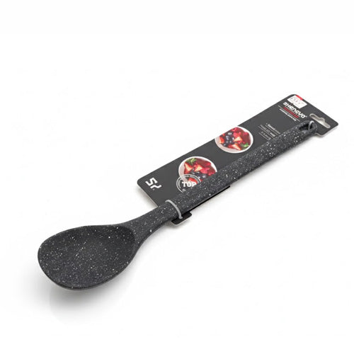 Shengya Marble-Effect Nylon Cooking Spoon | Heat-Resistant Non-Scratch Curry Spoon & Server | Granite Look Kitchen Utensil