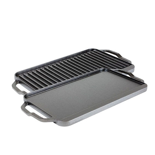 Dual-Sided Heavy-Duty Cast Iron Cooktop