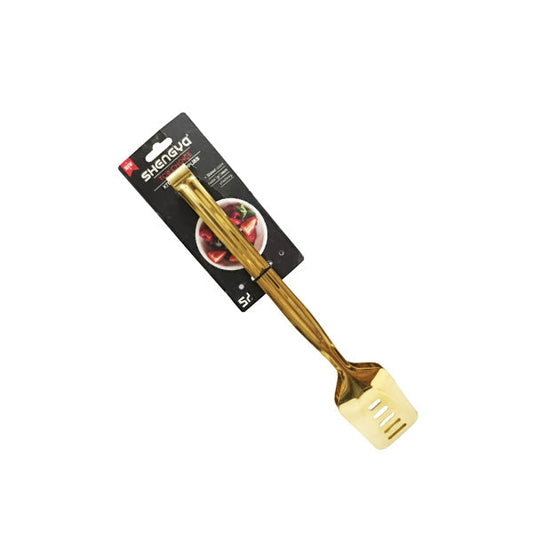 Elegant Gold-Tone Stainless Steel Pasta / Serving Tong