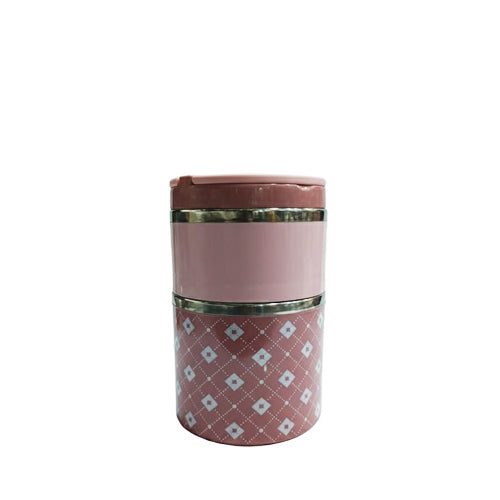 Stylish 2 or 3-Tier Insulated Lunch Box Set with Stainless Steel Interior