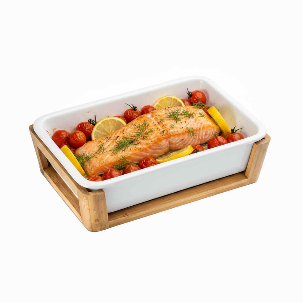 Bamboo Rectangular Baker Symphony SY4411