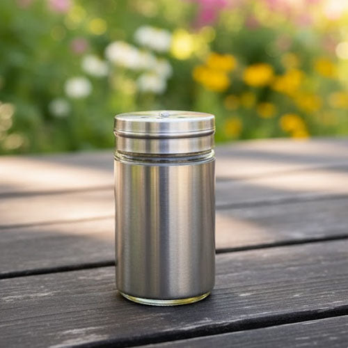 Premium Stainless Steel Salt Mill or Pepper Grinder (Single) | Adjustable Coarseness Ceramic Mechanism | Modern Kitchen Seasoning Tool