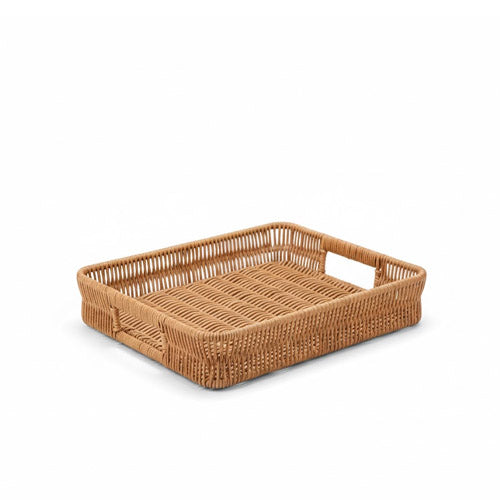 Modern 3-Piece Square Nesting Serving Tray Set | Contemporary Rectangular Display Platter Set